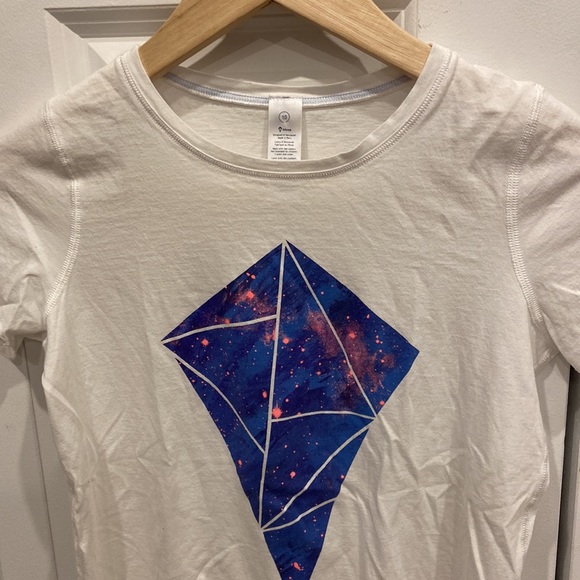 Ivivva White with Blue, Purple & Pink Short Sleeved Tee - Picture 2 of 7